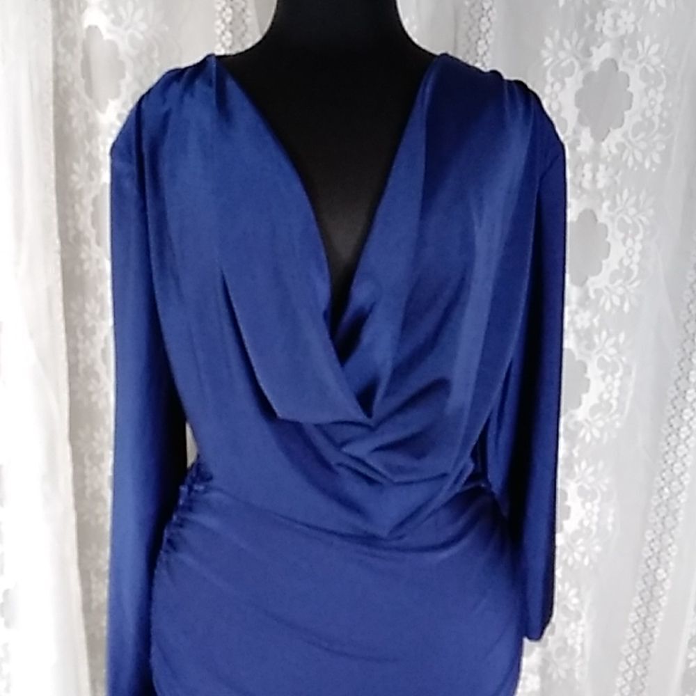 SHEIN WOMEN'S BLUE DRES SIZE L STRETCH